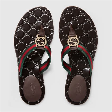 gucci sandals thong|Slides for Women .